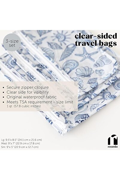 Bumkins Travel Bag, Toiletry, Baby, TSA Approved Pouch, Zip Bag, Quart Size C...