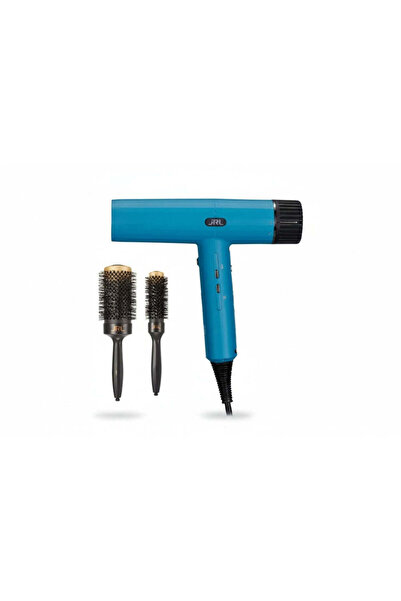 jrl Set Uscator de par Forte Saphire Blue 90.000 RPM +2 Perii pentru par