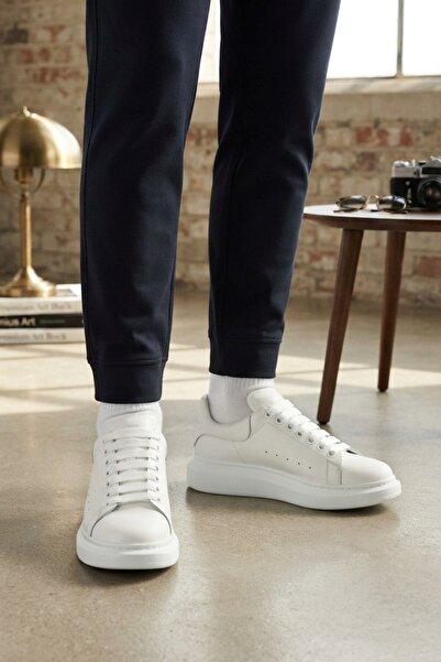 İncim Beyaz Günlük Sneaker Unisex Spor Ayakkabı