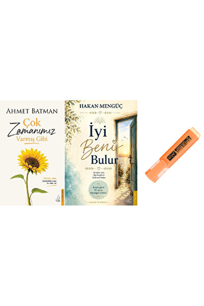 Destek Yayınları Çok Zamanımız Varmış Gibi + İyi Beni Bulur 2 Kitap Set KALEM HD