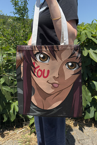 ZipZap Black Lagoon V2 Summer Winter Double-Sided Canvas Print Tote Bag Anime...