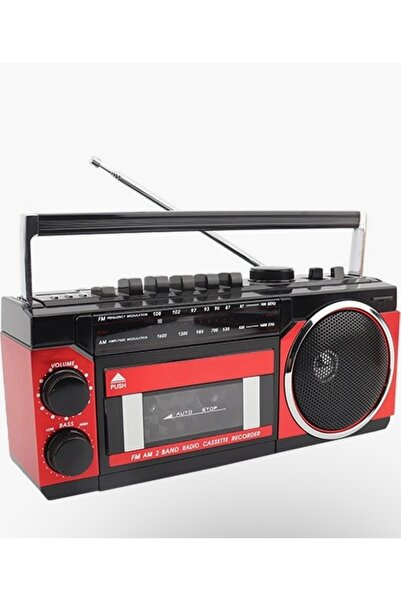Genel Markalar PX-250BT Nostaljik Kaset Çalar Bluetooth Hoparlör FM/AM/SW 3 B...