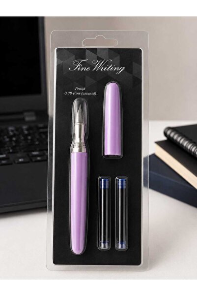 Generic Brand Stilou Fine Writing cu 2 rezerve de cerneală