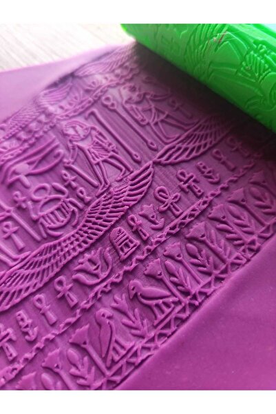 Generic Brand لفة ورق تزيين بنمط الهيروغليفية المصرية من موتلترون، 10 سم رقم ...