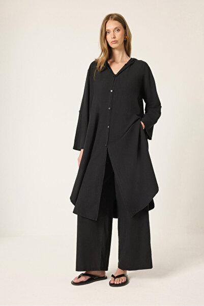 Touché Privé Hooded Linen 2-Piece Set