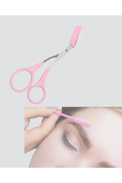 ZERO LAND Nhr-Hlss Professional Scalloped Eyebrow Scissors – Suitable for Hom...