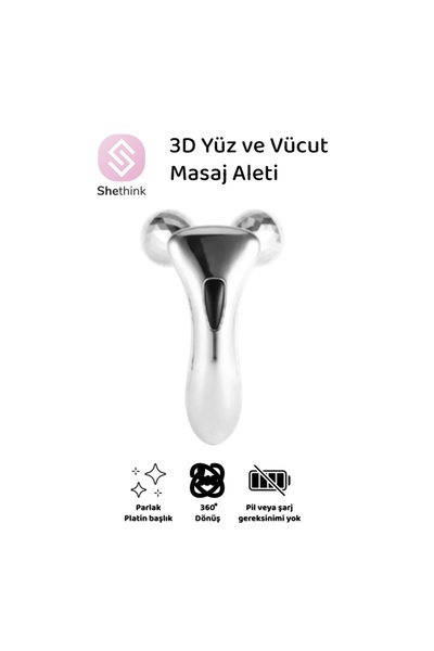 SHETHINK 3D Yüz ve Vücut Masaj Aleti SH-50 (4'li Paket)