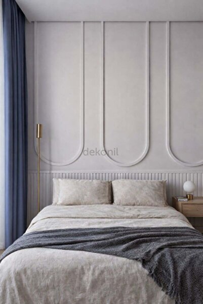 Dekonil Boyanabilir Ayla Pinterest MDF Oval Duvar Çıtası 70x135cm