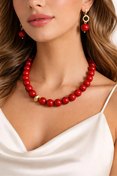 B Design jewelry CORALIA BOLD – Mercan Kolye