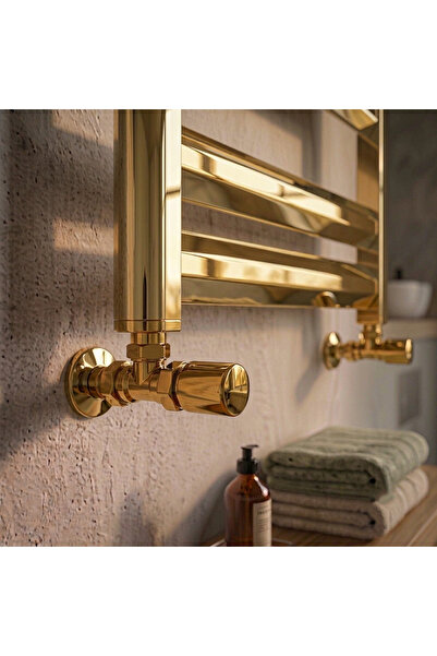 ALDERA 1/2" KOSE RADYATOR VANASI GOLD