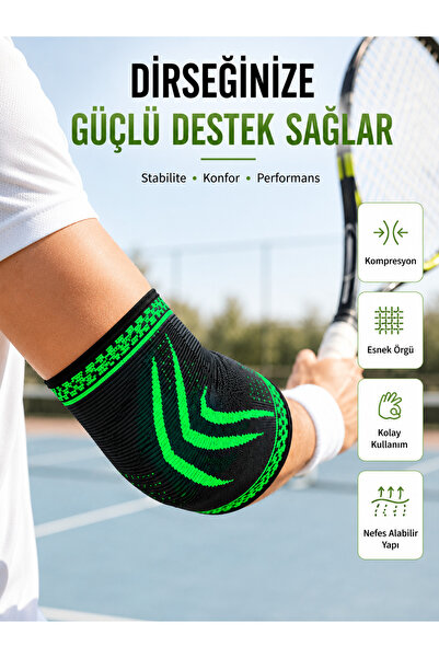 Mestore Compression Elbow Brace Sports Elbow Support for Fitness Tennis Baske...