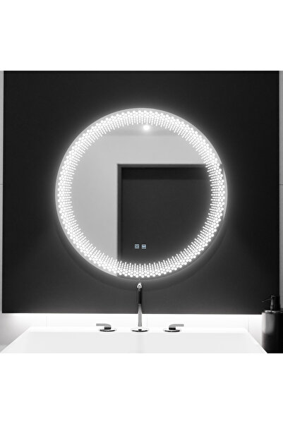 DIGITAL Merchandise Oglinda LED Rotunda 60cm, Stellaire Touch, Sistem Dezabur...