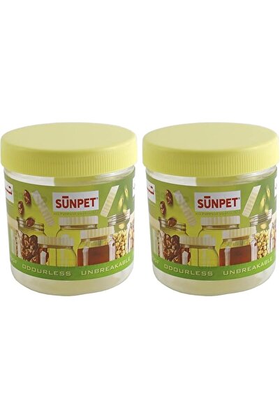 SunPet وعاء تخزين طعام بلاستيكي كبير أحمر اللون سعة 1500 مل