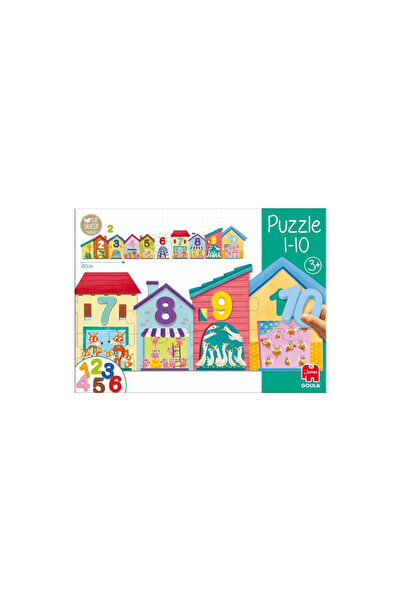 GOULA Puzzle cu numere pentru copii 1-10