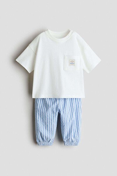 H&M 2-piece linen-blend set
