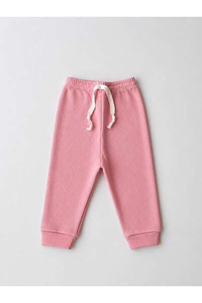 EFU BABY Single-Piece 100% Cotton Elastic Waist Camisole Baby Girl Pants Pome...