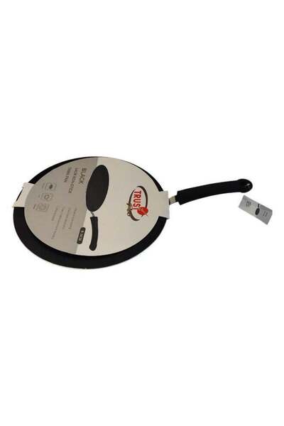 Trust Aluminium Non-Stick Tawa Pan Black 34cm