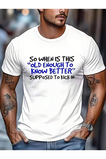 29CUN Outdoor Sport T-Shirt, Men's Humorous Satirical Quote T-Shirt- "When Di...