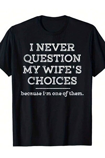 29CUN تي شيرت رجالي بطبعة "I Never Doubt My Wife'S Decisions" - تي شيرت مريح ...