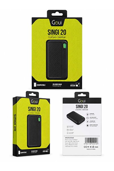 GOUİ Powerful - Kigo Kigo Portable Battery Capacity / 20000Mah