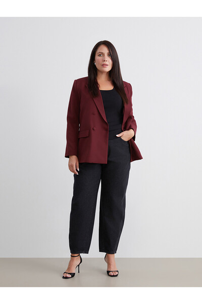 LC Waikiki Alita City Farkıyla Soulife Black Denim Straight & Straight Regula...