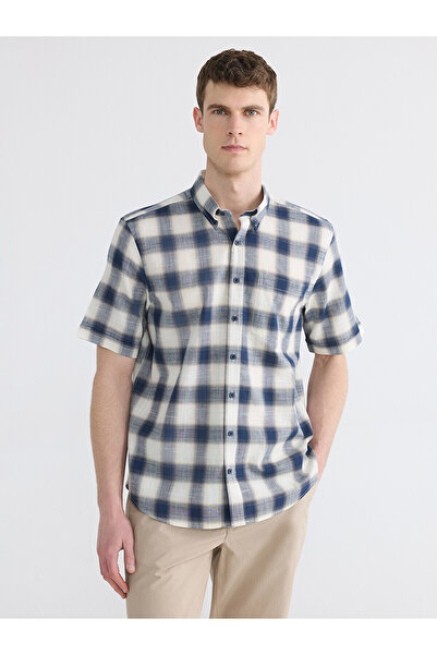 LC Waikiki Alita city: the difference in regular fit plaid shirts for men