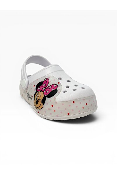 solariz Papuci Eva Sabo pentru fete cu figurină Minnie, cu buline albe, ușori...