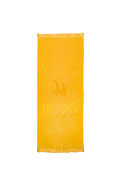 Greenwich Polo Club Πετσέτα θαλάσσης 90x190 κίτρινη