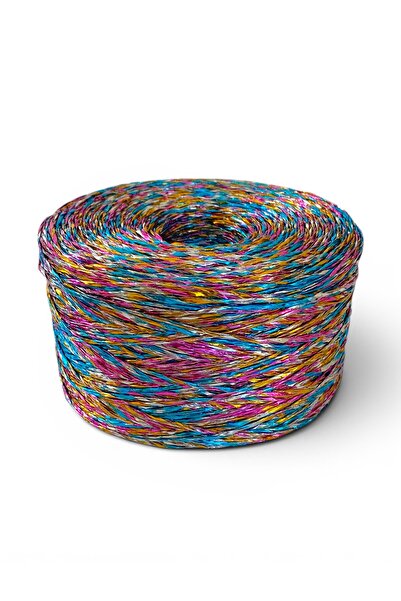 woyarts Premium Shiny Metallic Raffia Yarn 250 Gr Twisted Bag Strap Hat and D...