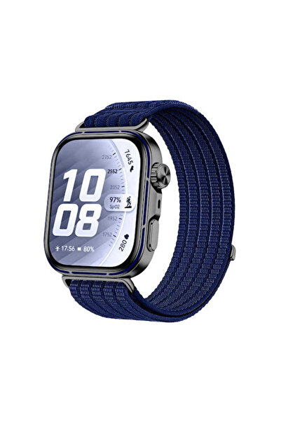 Techsuit Υφασμάτινο Λουράκι Μπλε (Huawei Watch Fit 5)