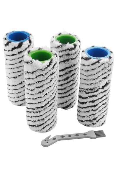 STARSTAR 4-Pack Stone-Patterned Roller Brushes for Kärcher FC7 FC7 FC5 FC5