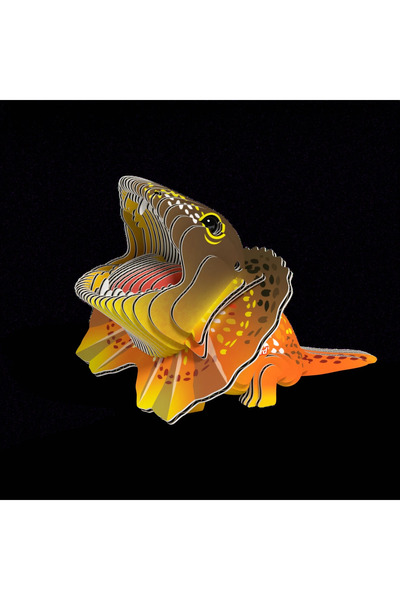 Eugy Puzzle 3D Agama cu gât cu volane