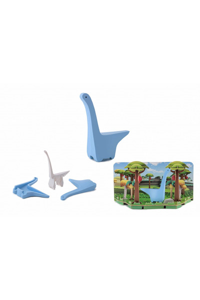 Halftoys Diplodocus Magnetic Pliabil cu Dioramă.