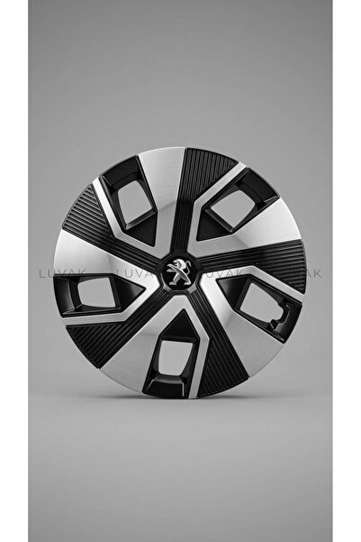 luvak PEUGEOT Rifter Uyumlu JantKapağı - 15 İnç - 1 Takım (4 adet) - Çelik gö...