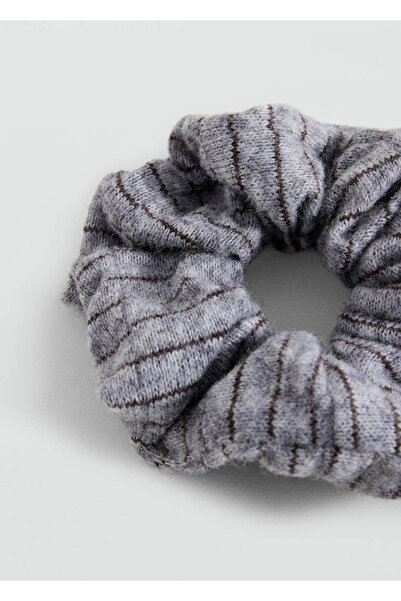 Mango Teen Striped knitted hair tie