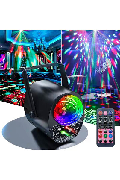 Andowl Προβολέας LED Φωτορυθμικών Qrg 66 Rgb RGB