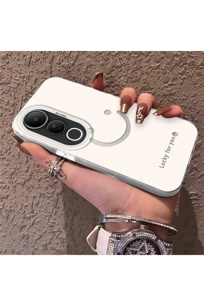 CHICASELUX حافظة فيفو V50 لايت 4G/5G متوافقة مع تقنية 5G، بتصميم بسيط ووجه مب...
