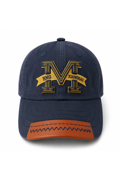 FEEMELS Eskitme Nakışlı Vintage Görünümlü Kot Şapka - Unisex Günlük Baseball Cap