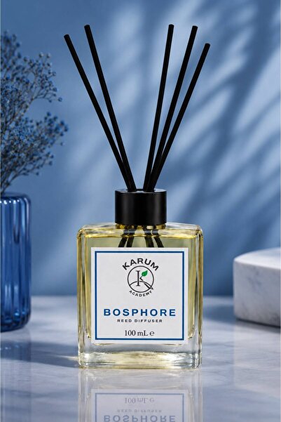 KARUM Bosphore Boğaz Esintisi 100 ML Çubuklu Oda Kokusu – Reed Diffuser