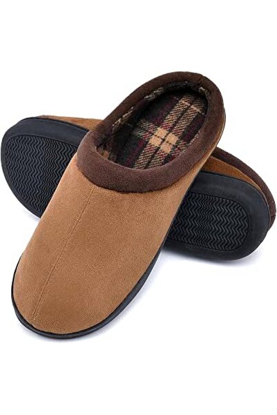 GENERAL LORDFON Memory Foam Mens Slippers Slip-On Comfy House Slippers for Me...