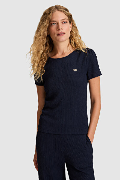 U.S. Polo Assn. Women's Navy Blue Crew Neck T-Shirt 50323475-Vr033