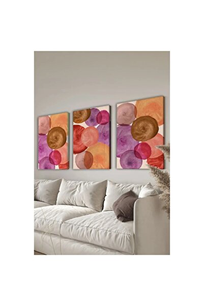 OEM Set Wallxpert de 3 tablouri decorative pe pânză, 3x50x70 cm, 100% pânză, ...