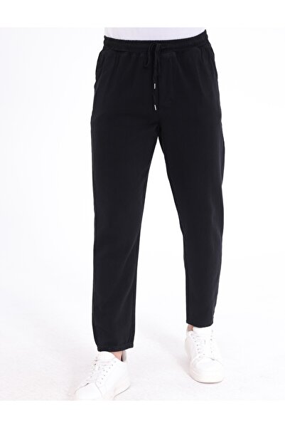 Siyah İz Men's Regular Fit Gabardine Trousers – Casual Comfortable Cut Classi...