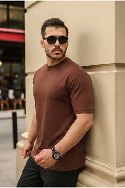 pazarella Men's slim fit comfortable basic t-shirt