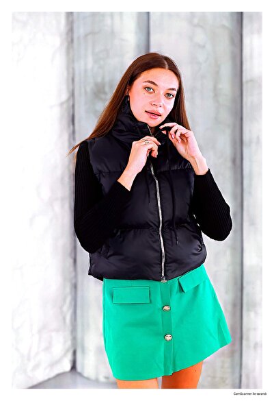 CALEMORE Women's Winter Padded Inflatable Coat