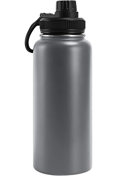 LEFAFA Insulated Water Bottle, 1L Stainless Steel Sports Water Bottles, Leak ...