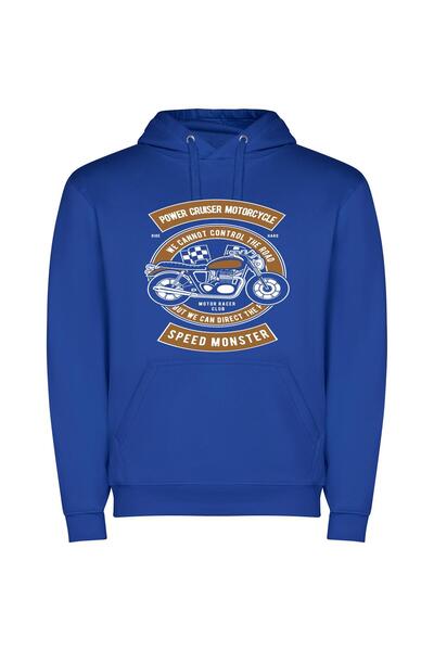 iLovePrints Helmeted Control: Motorcycle Elegance Φούτερ με κουκούλα σε χρώμα...