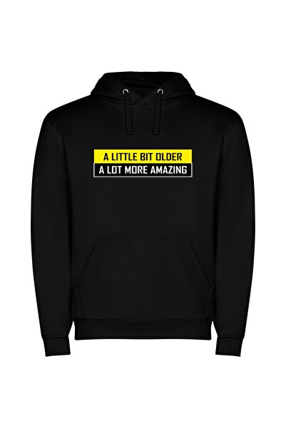 iLovePrints Agelessly Astonishing, 16-bit Depth Φούτερ με κουκούλα σε χρώμα Μ...