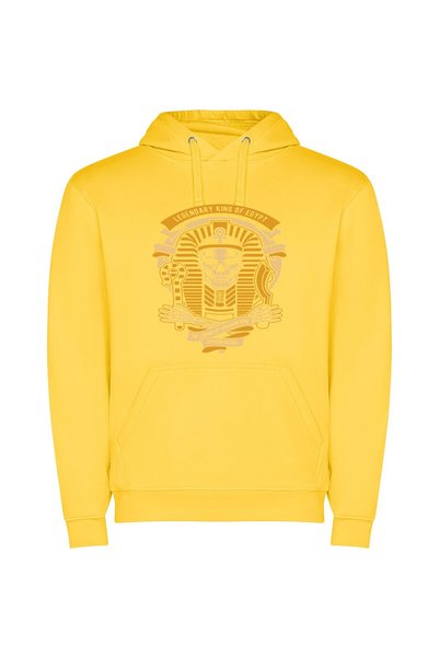 iLovePrints Regal Immortal Monarch Φούτερ με κουκούλα σε χρώμα Κίτρινο