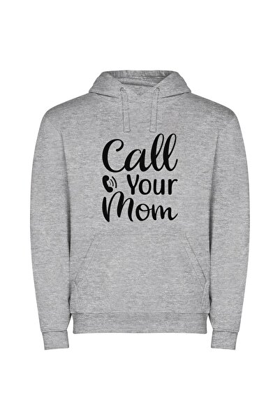 iLovePrints Momentous Motherly Connections Φούτερ με κουκούλα σε χρώμα Γκρι